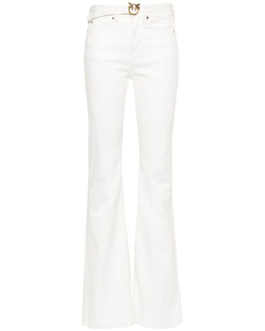Pinko mid-rise flared jeans