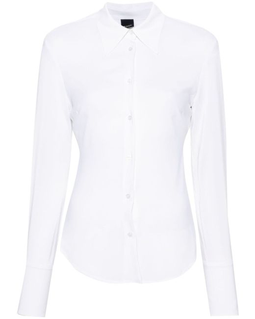 Pinko fitted long-sleeve shirt