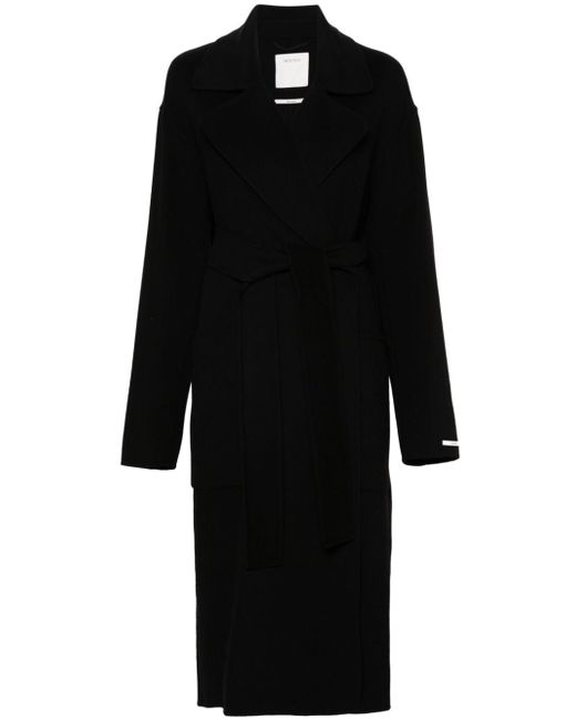Sportmax felted virgin-wool maxi coat