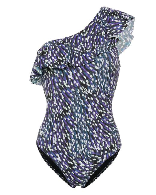 Isabel Marant Sicylia ruffle-detail swimsuit