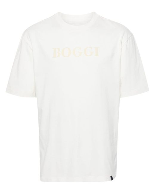 Boggi Milano flocked-logo T-shirt
