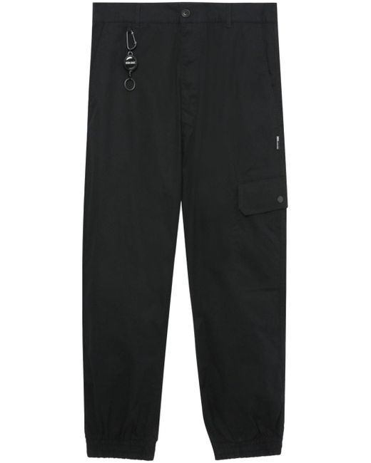 Izzue hook-attachment stretch-cotton trousers