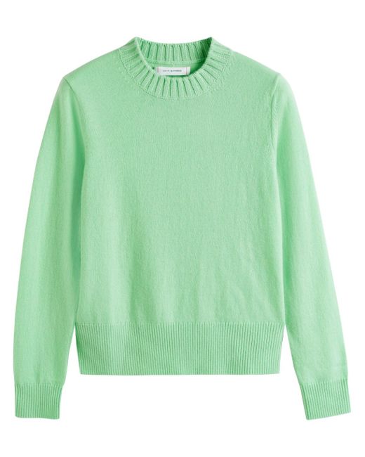 Chinti And Parker crew-neck cropped jumper