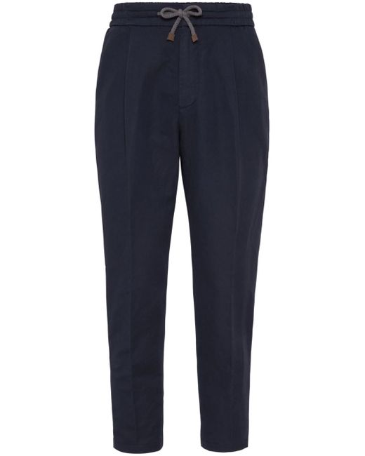 Brunello Cucinelli drawstring tapered trousers