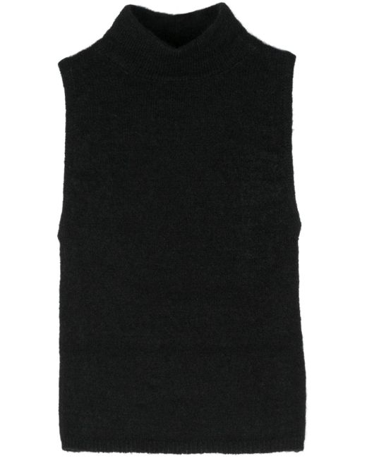 Róhe open back knitted top
