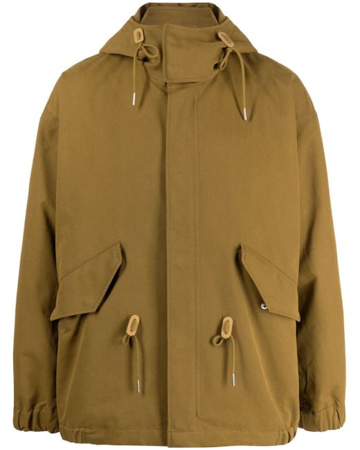 Studio Tomboy high-neck hooded jacket