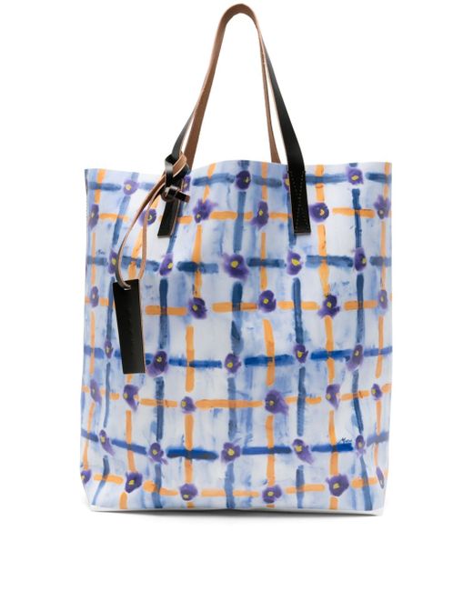 Marni colour-block tote bag