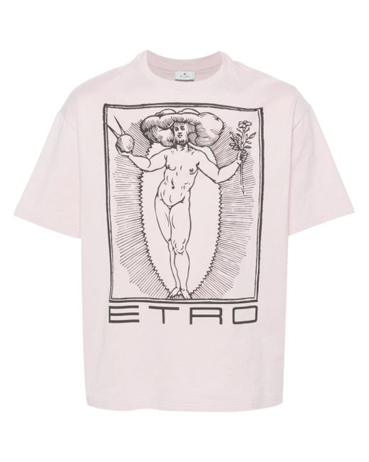 Etro illustration-print T-shirt