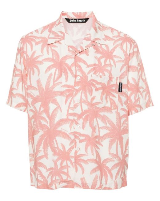 Palm Angels palm-tree print shirt