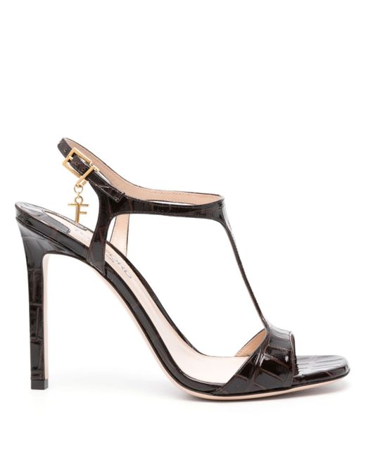 Tom Ford Angelina 105mm leather sandals