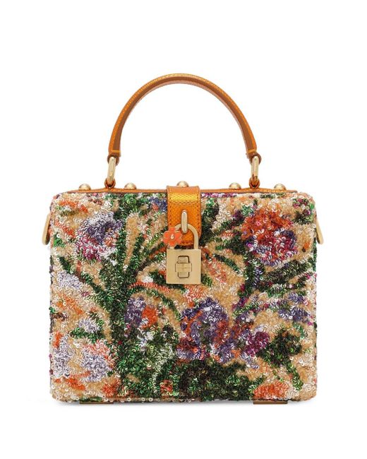 Dolce & Gabbana Dolce Box sequin-embellished tote bag