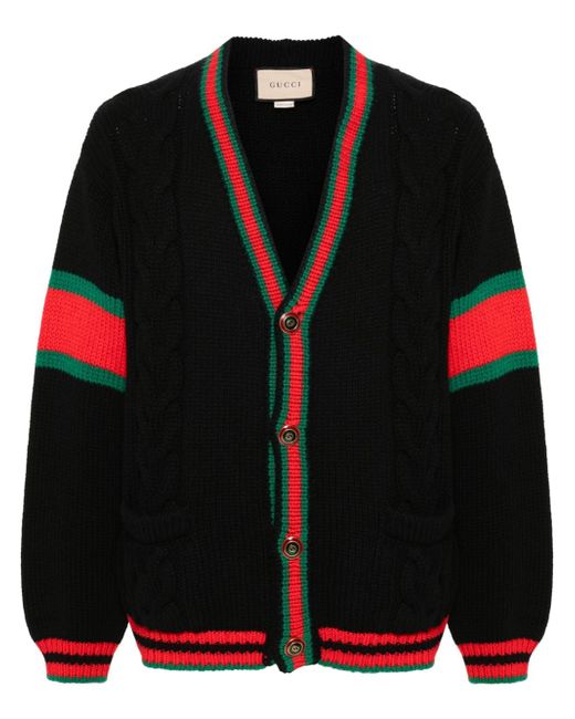 Gucci Oversize cable knit cardigan