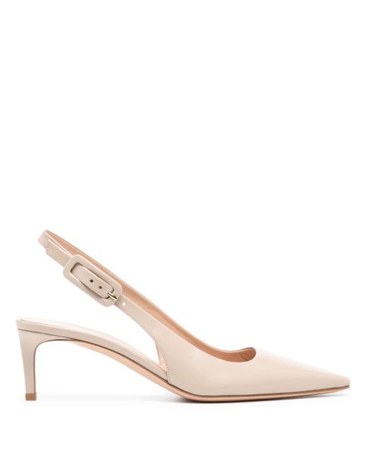 Gianvito Rossi 55mm leather slingback pumps