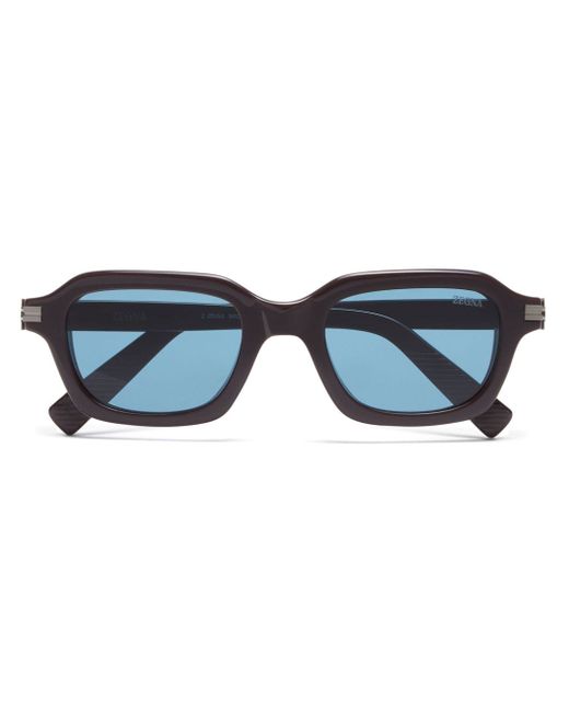 Z Zegna square-frame tinted sunglasses