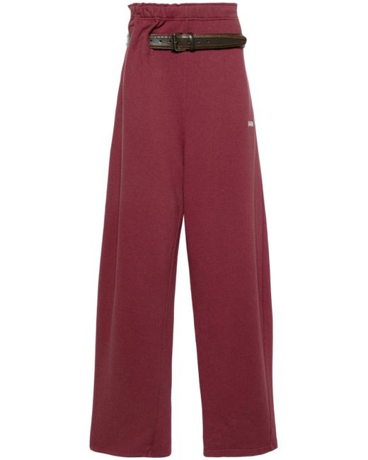 Magliano Provincia belted track trousers