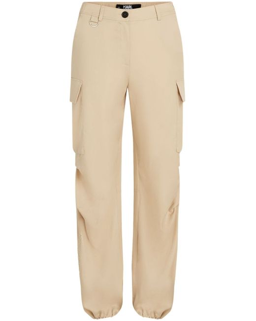 Karl Lagerfeld straight-leg cargo trousers
