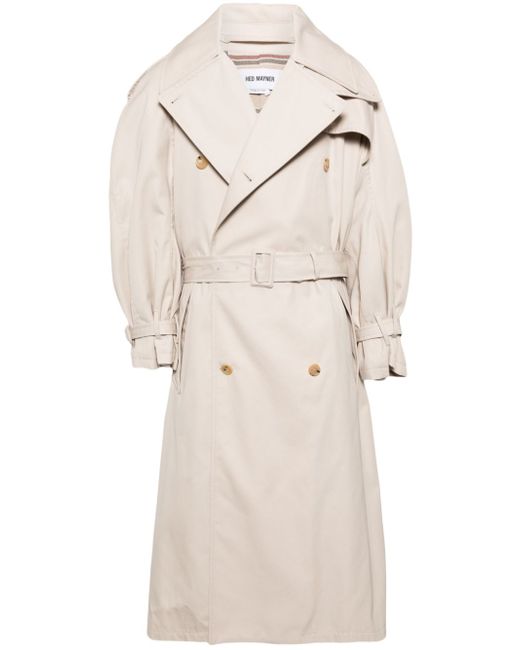 Hed Mayner belted trench coat