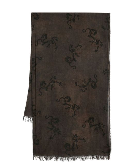 Uma Wang Dragon-print scarf