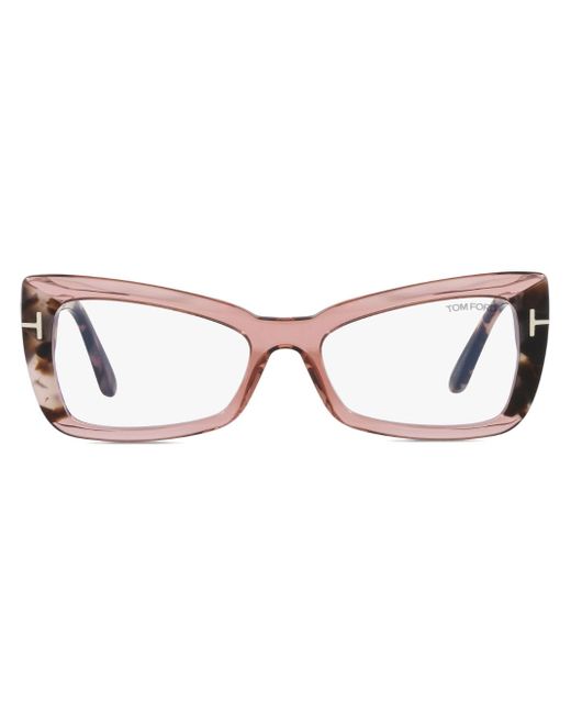 Tom Ford two-tone rectangle-frame glasses