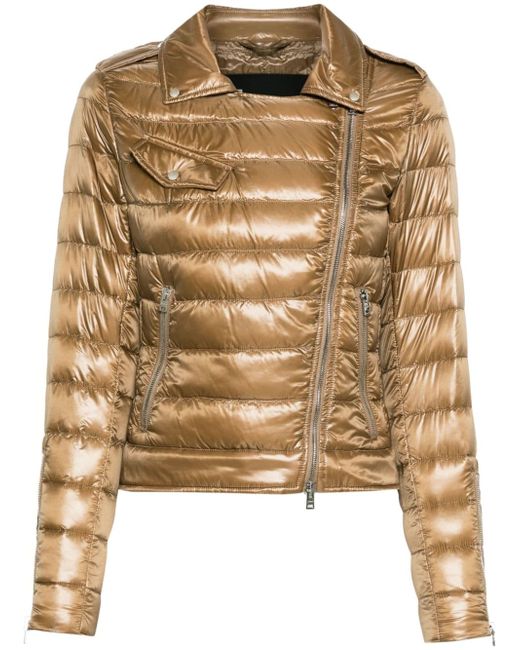 Herno zip-up quilted down jacket