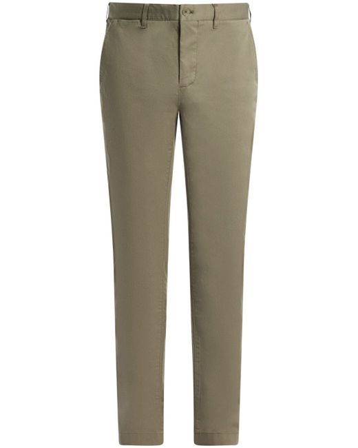 Lacoste slim-cut twill trousers