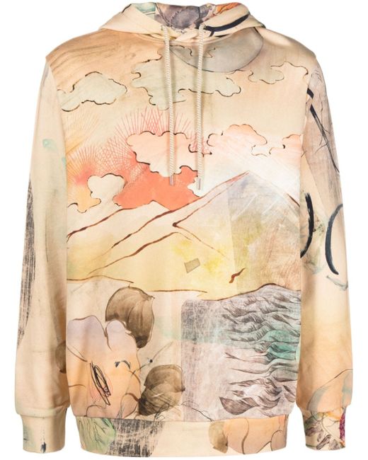 Paul Smith Narcissus-print hoodie