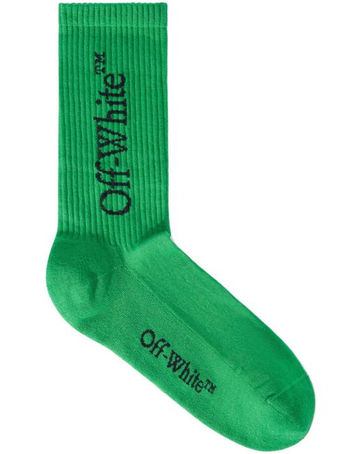 Off-White Mid Bookish ribbed socks
