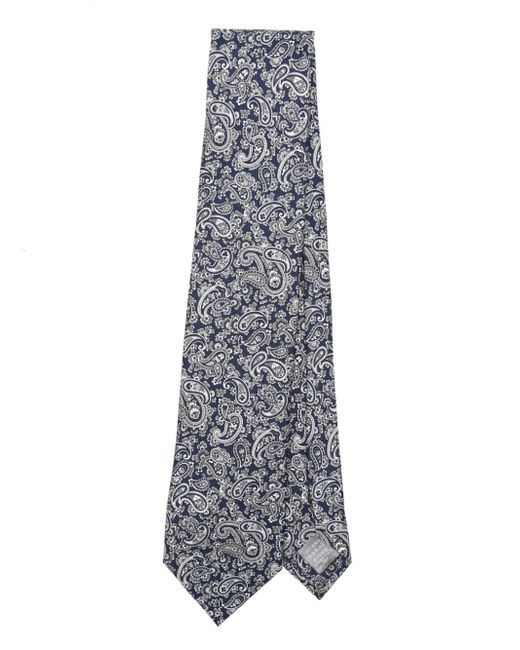 Dunhill paisley-print silk tie