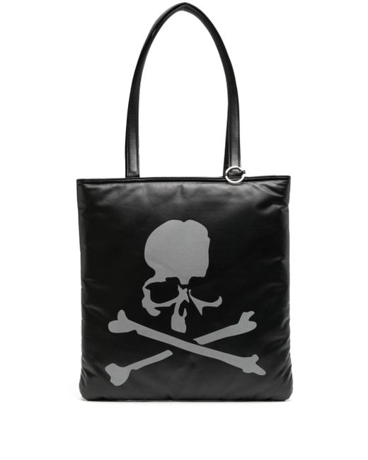 Mastermind World skull-print leather shoulder bag