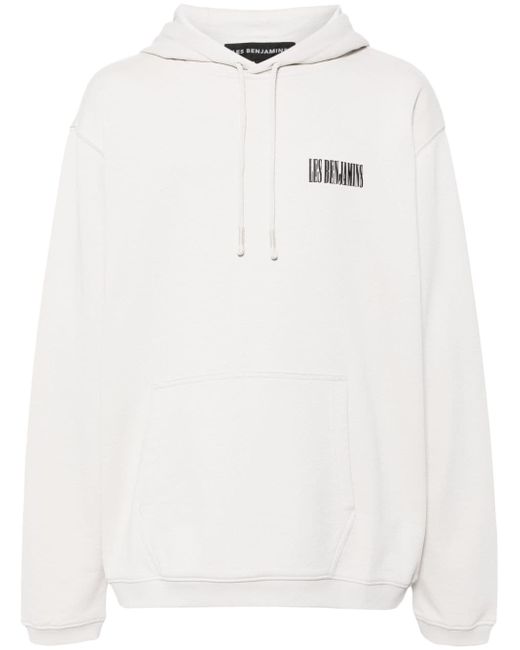 Les Benjamins logo-print hoodie