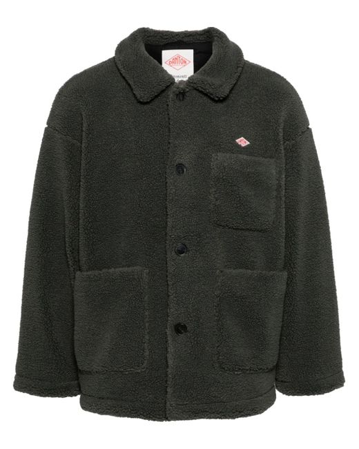 Danton patch-pocket fleece jacket