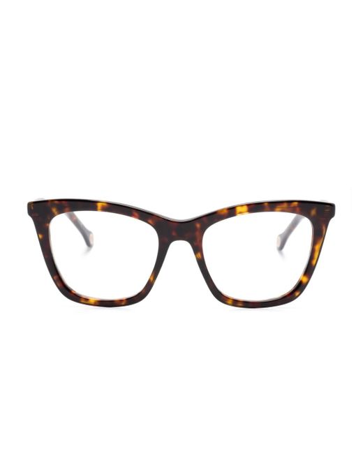 Carolina Herrera tortoiseshell cat-eye glasses