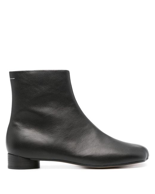 Mm6 Maison Margiela grained leather boots