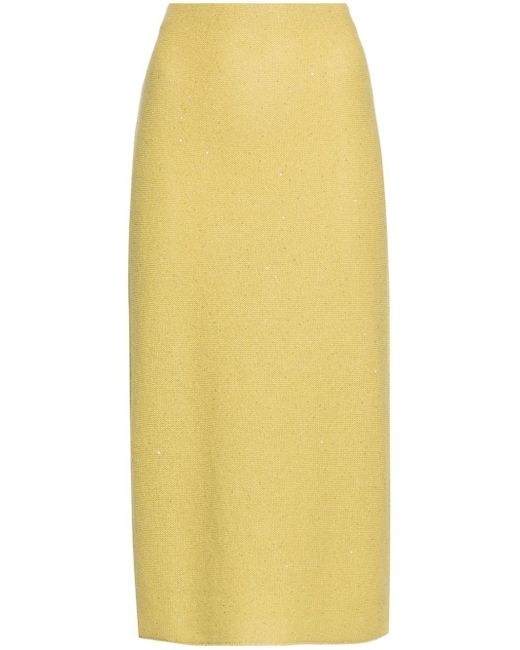 Fabiana Filippi sequin-embellished midi skirt