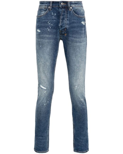 Ksubi Van Winkle Kulture Trashed mid-rise skinny jeans