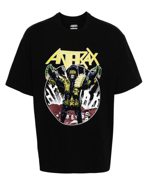 Neighborhood x Anthrax logo-print T-shirt