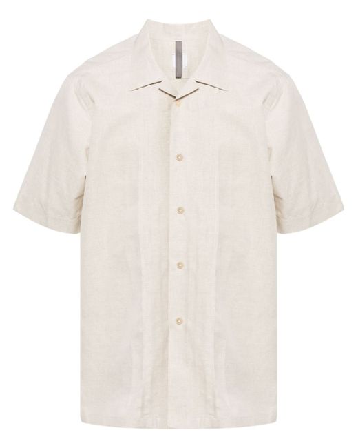 Eleventy bowling-collar short-sleeve shirt