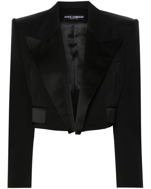 Dolce & Gabbana tailored cropped blazer