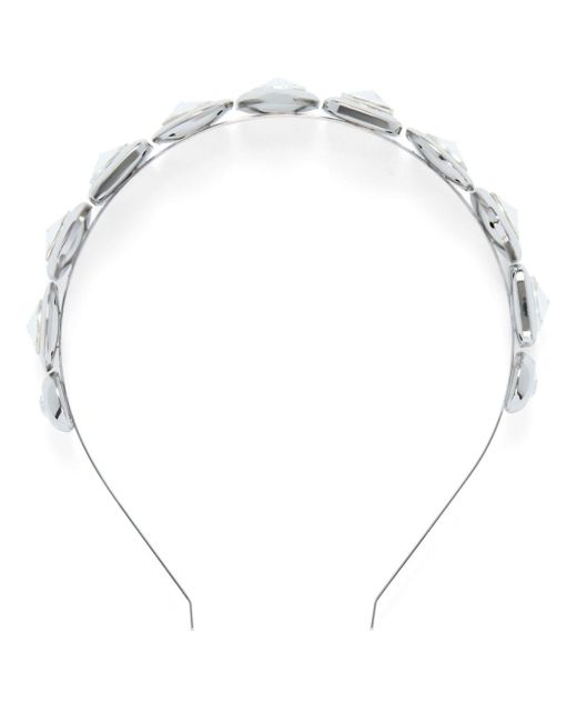Area crystal stud-embellished headband