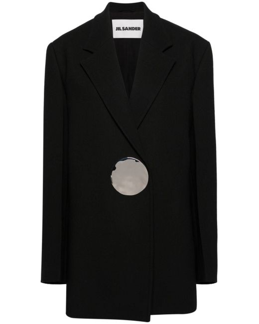 Jil Sander coin-detail double-breasted blazer