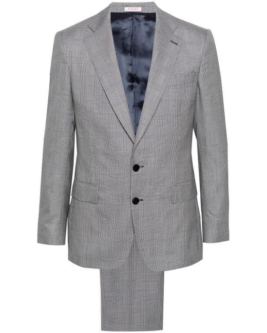 Fursac houndstooth checked suit