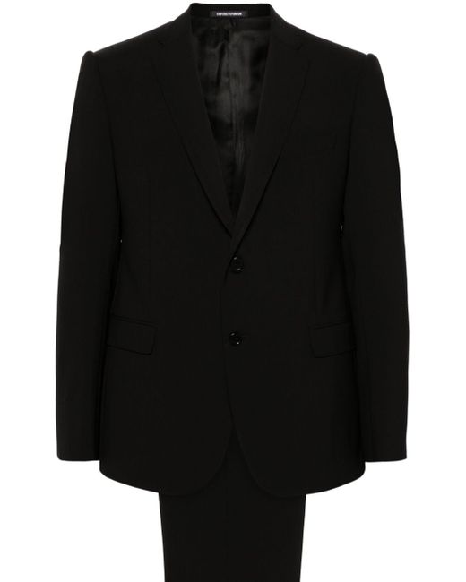 Emporio Armani notch-lapels single-breasted suit