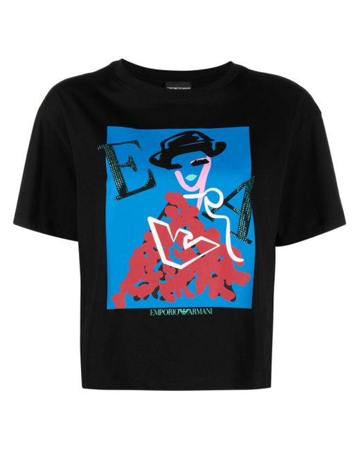 Emporio Armani graphic-print T-shirt