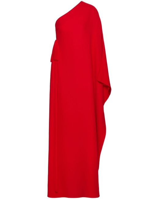 Valentino Garavani Cady Couture one-shoulder silk gown