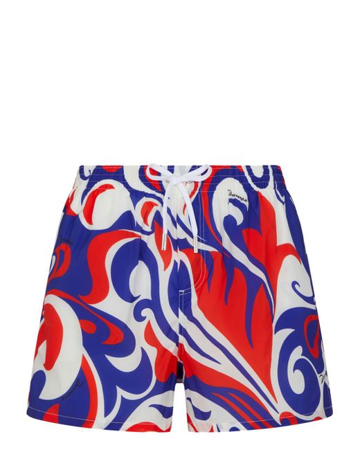 Dsquared2 graphic-print swim shorts