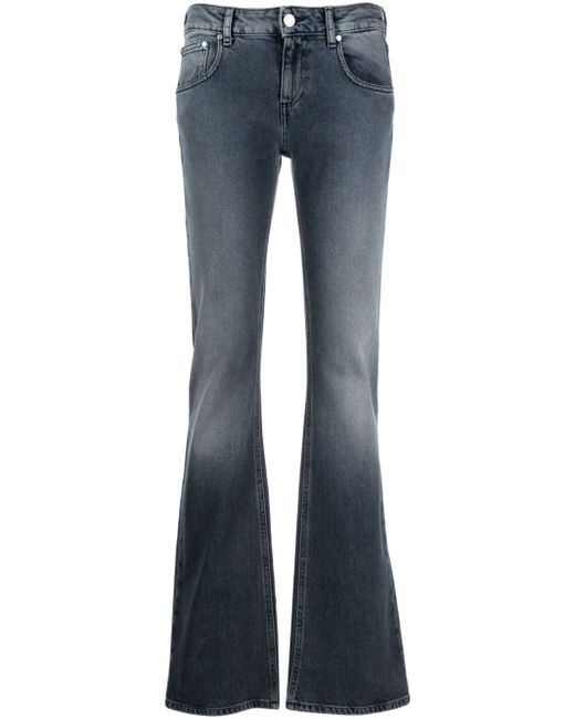 Trussardi mid-rise flared jeans