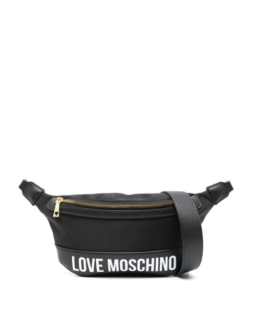 Love Moschino logo-print belt bag