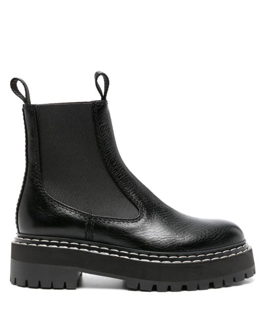 Proenza Schouler leather chelsea boots