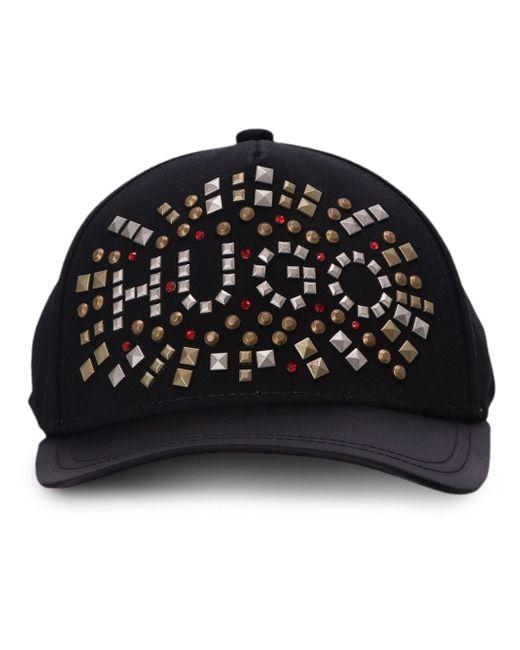 Hugo Boss studded-logo baseball cap