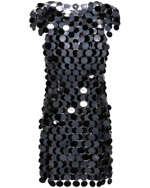 Rabanne sequinned chainmail minidress